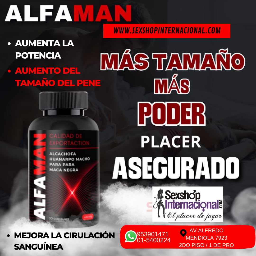 ALFAMAN MAXIMA POTENCIA SEXSHOP LOS OLIVOS